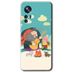 Xiaomi Mi 12 Kamuflaj 6 Baskılı Uyumlu Silikon Kılıf