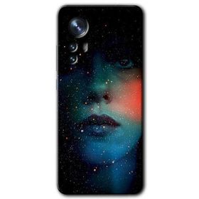 Xiaomi Mi 12 Karanlık Kadın Baskılı Uyumlu Silikon Kılıf