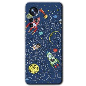 Xiaomi Mi 12 Kedi Galaksi Baskılı Uyumlu Silikon Kılıf