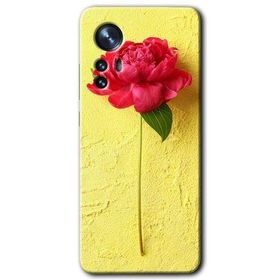 Xiaomi Mi 12 Kırmızı Gül Baskılı Uyumlu Silikon Kılıf