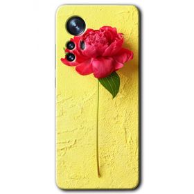 Xiaomi Mi 12 Kırmızı Gül Baskılı Uyumlu Silikon Kılıf