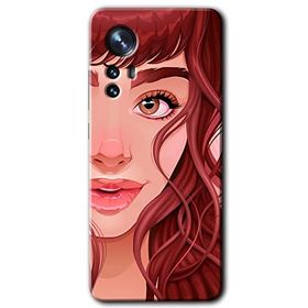 Xiaomi Mi 12 Kızıl Kız Baskılı Uyumlu Silikon Kılıf