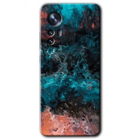 Xiaomi Mi 12 Liquid Colorfull Baskılı Uyumlu Silikon Kılıf