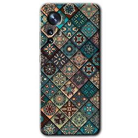 Xiaomi Mi 12 Mandala Desen Baskılı Uyumlu Silikon Kılıf