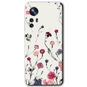 Xiaomi Mi 12 Mat Çiçek Baskılı Uyumlu Silikon Kılıf