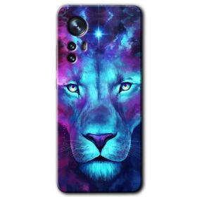 Xiaomi Mi 12 Neon Lion Baskılı Uyumlu Silikon Kılıf