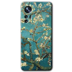 Xiaomi Mi 12 Pro Almond Blossom Baskılı Uyumlu Silikon Kılıf