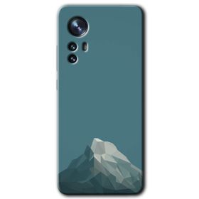 Xiaomi Mi 12 Pro Alone Mountain Baskılı Uyumlu Silikon Kılıf