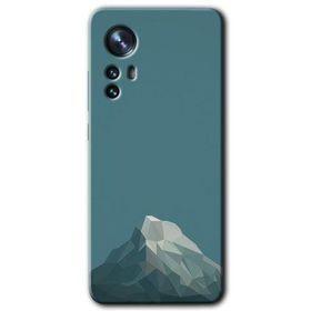 Xiaomi Mi 12 Pro Alone Mountain Baskılı Uyumlu Silikon Kılıf