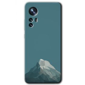 Xiaomi Mi 12 Pro Alone Mountain Baskılı Uyumlu Silikon Kılıf