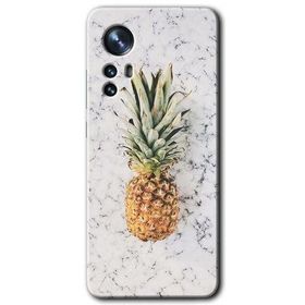 Xiaomi Mi 12 Pro Ananas Baskılı Uyumlu Silikon Kılıf