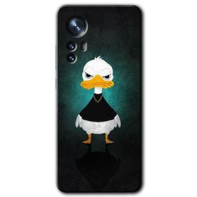 Xiaomi Mi 12 Pro Angry Duck Baskılı Uyumlu Silikon Kılıf