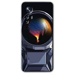 Xiaomi Mi 12 Pro Astronot Baskılı Uyumlu Silikon Kılıf