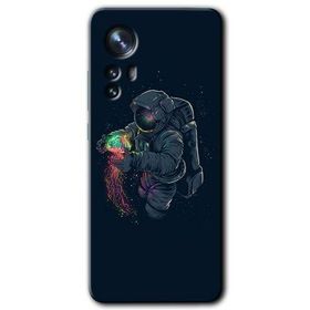 Xiaomi Mi 12 Pro Astronot Kıyafeti Baskılı Uyumlu Silikon Kılıf