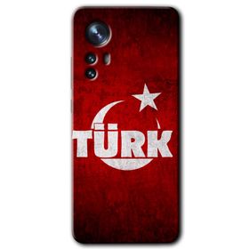 Xiaomi Mi 12 Pro Ayyıldız Türk Baskılı Uyumlu Silikon Kılıf