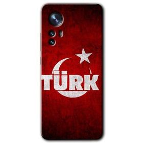 Xiaomi Mi 12 Pro Ayyıldız Türk Baskılı Uyumlu Silikon Kılıf