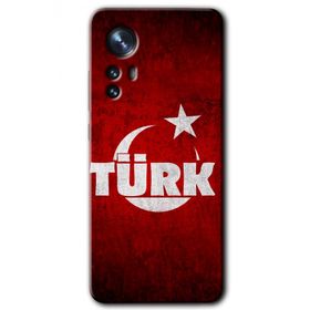Xiaomi Mi 12 Pro Ayyıldız Türk Baskılı Uyumlu Silikon Kılıf