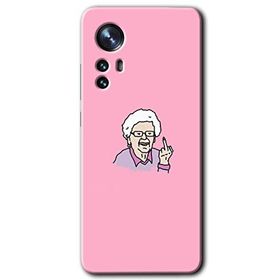 Xiaomi Mi 12 Pro Bad Grandmother Baskılı Uyumlu Silikon Kılıf
