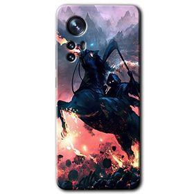 Xiaomi Mi 12 Pro Bloodhorne Baskılı Uyumlu Silikon Kılıf