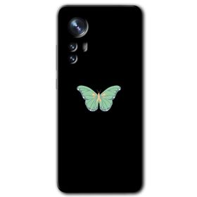 Xiaomi Mi 12 Pro Butterfly Tree Baskılı Uyumlu Silikon Kılıf