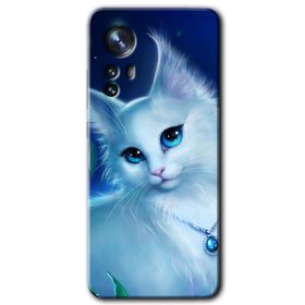 Xiaomi Mi 12 Pro Cat Glance Baskılı Uyumlu Silikon Kılıf