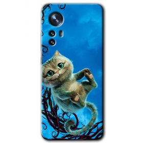 Xiaomi Mi 12 Pro Çılgın Kedi Baskılı Uyumlu Silikon Kılıf