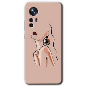 Xiaomi Mi 12 Pro Çizim Silüet Baskılı Uyumlu Silikon Kılıf