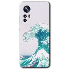 Xiaomi Mi 12 Pro Dalga Baskılı Uyumlu Silikon Kılıf