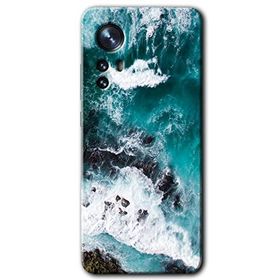 Xiaomi Mi 12 Pro Deniz Kıyısı Baskılı Uyumlu Silikon Kılıf