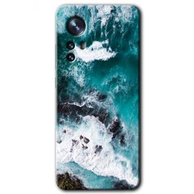Xiaomi Mi 12 Pro Deniz Kıyısı Baskılı Uyumlu Silikon Kılıf