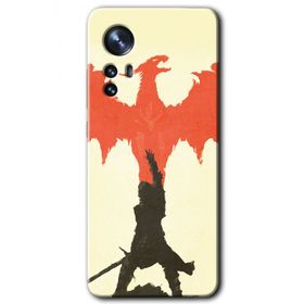 Xiaomi Mi 12 Pro Dragon Hunter 1 Baskılı Uyumlu Silikon Kılıf
