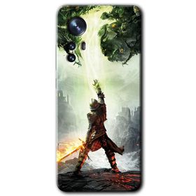 Xiaomi Mi 12 Pro Dragon Hunter Baskılı Uyumlu Silikon Kılıf