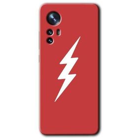 Xiaomi Mi 12 Pro Flash Logo Baskılı Uyumlu Silikon Kılıf