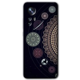Xiaomi Mi 12 Pro Gezegen Döngüsü Baskılı Uyumlu Silikon Kılıf