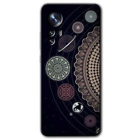 Xiaomi Mi 12 Pro Gezegen Döngüsü Baskılı Uyumlu Silikon Kılıf