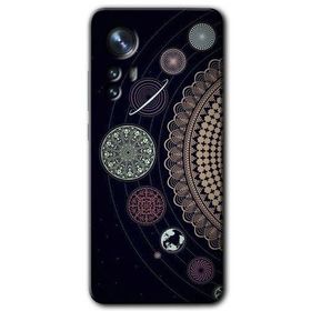 Xiaomi Mi 12 Pro Gezegen Döngüsü Baskılı Uyumlu Silikon Kılıf