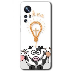 Xiaomi Mi 12 Pro İdea Lamp Baskılı Uyumlu Silikon Kılıf