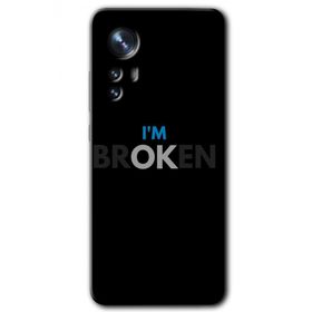 Xiaomi Mi 12 Pro Im Broken Baskılı Uyumlu Silikon Kılıf