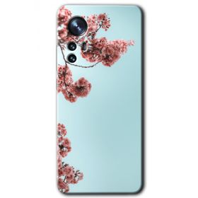 Xiaomi Mi 12 Pro Japon Çiçeği Baskılı Uyumlu Silikon Kılıf