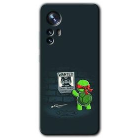 Xiaomi Mi 12 Pro Kaplumbağa Avcısı Baskılı Uyumlu Silikon Kılıf