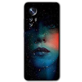 Xiaomi Mi 12 Pro Karanlık Kadın Baskılı Uyumlu Silikon Kılıf