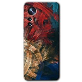 Xiaomi Mi 12 Pro Karma Boyalar Baskılı Uyumlu Silikon Kılıf