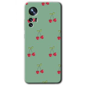 Xiaomi Mi 12 Pro Kiraz Berry Baskılı Uyumlu Silikon Kılıf