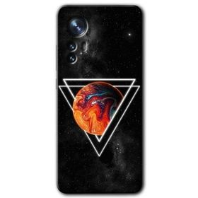 Xiaomi Mi 12 Pro Kızıl Gezegen Baskılı Uyumlu Silikon Kılıf