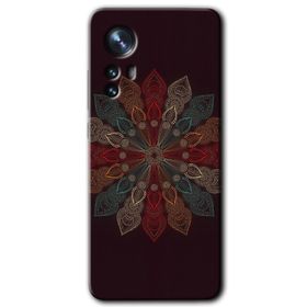 Xiaomi Mi 12 Pro Mandala Flower Wal Baskılı Uyumlu Silikon Kılıf