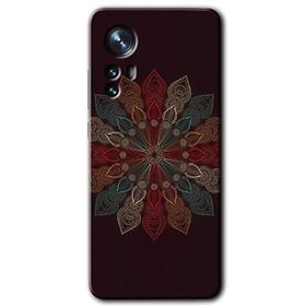 Xiaomi Mi 12 Pro Mandala Flower Wal Baskılı Uyumlu Silikon Kılıf