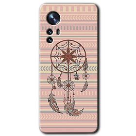 Xiaomi Mi 12 Pro Mandala Retro Baskılı Uyumlu Silikon Kılıf