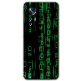 Xiaomi Mi 12 Pro Matrix Baskılı Uyumlu Silikon Kılıf