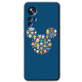 Xiaomi Mi 12 Pro Mickey Baskılı Uyumlu Silikon Kılıf