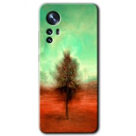 Xiaomi Mi 12 Pro Outlines Paint Baskılı Uyumlu Silikon Kılıf